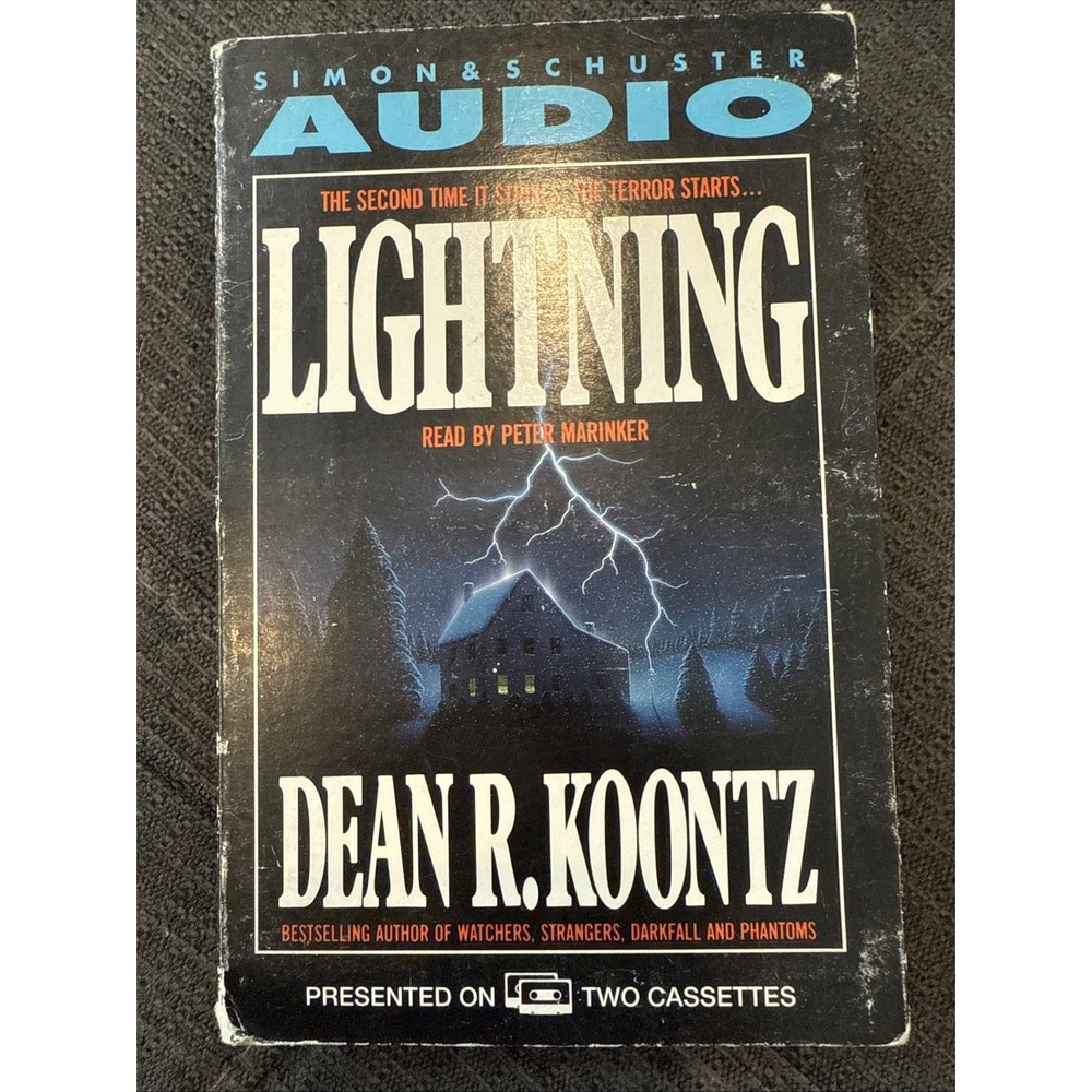 Lightning by Dean Koontz (1988, Audio Cassette, Abridged‎ edition)